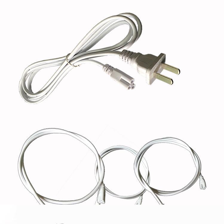 

t5 tube t8 tube v-shaped tube integrated led tubes 6ft Power Cable with switch US Plug for Integrated T8 T5 led tubes lights