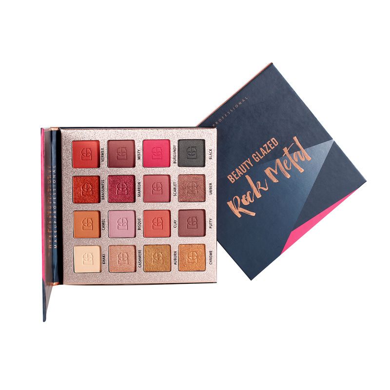 Beauty Glazed 16 Color Charming Eye shadow Make up Palette Shimmer Matte Pigments Eye Shadow Powder Nude Cosmetics 20pcs/lot DHL-image-561413532