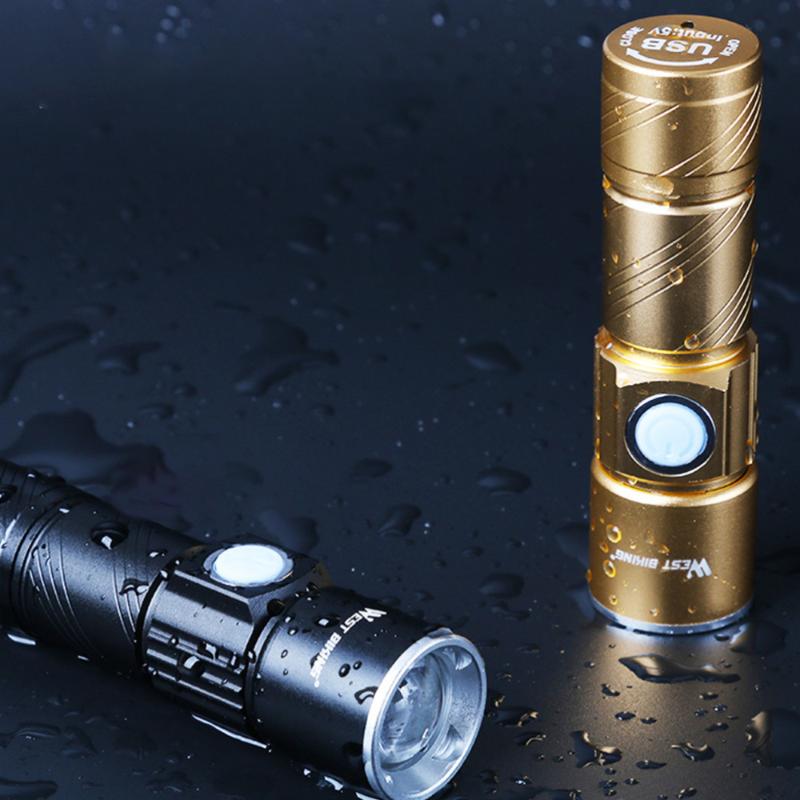 

1pc USB Rechargeable Bike Light Portable Waterproof Durable Bike for Men Adults