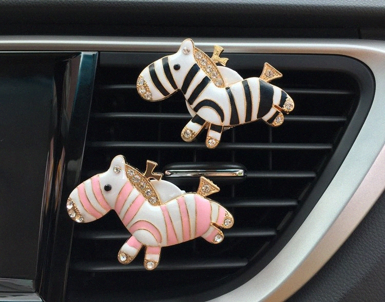 

Car Outlet Perfume Cute Zebra Outlet Perfume Clip Female Car Air Freshener Scents Decoration XCZ627 Rs0V#