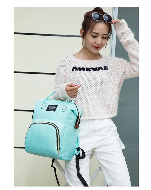 

Mummy Maternity Nappy Bag Large Capacity Nappy Bag Travel Backpack Nursing for Baby Care Women's Fashion, Green