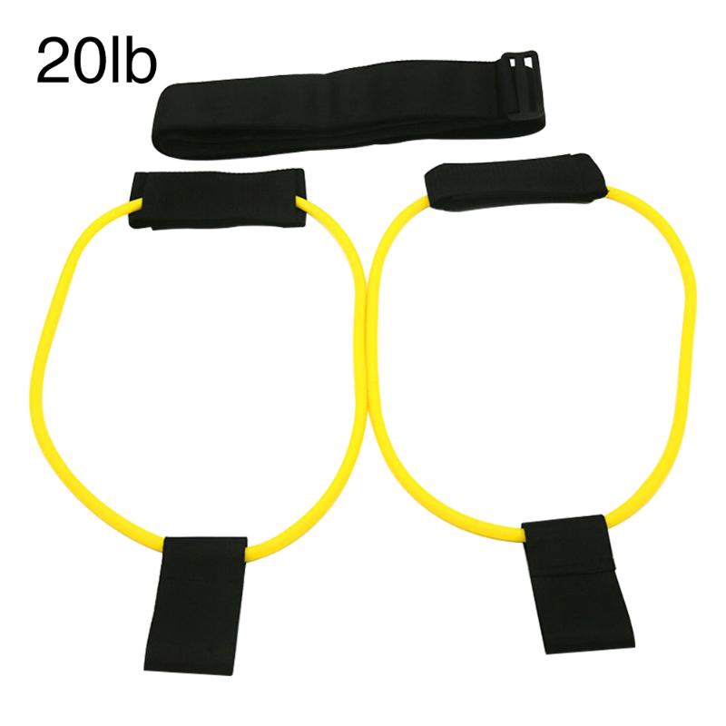 

Legs Elastic Gym Resistance Band BuLift Waist Deep Squat Pedal Exerciser Booty Belt Glutes Muscle Training Fitness Workout