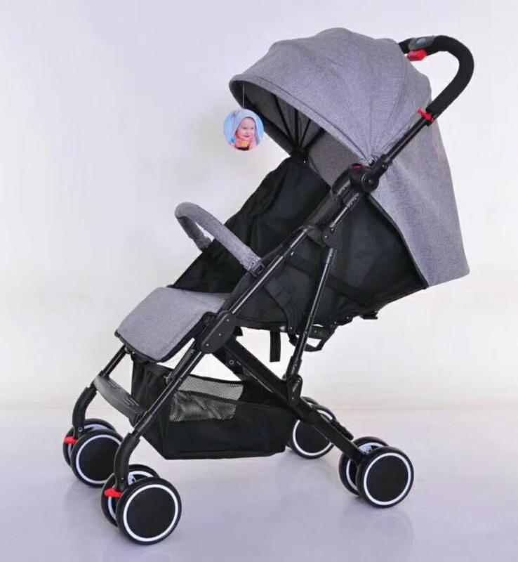 

Multifunctional infant portable travel cart one-second folding pocket cart
