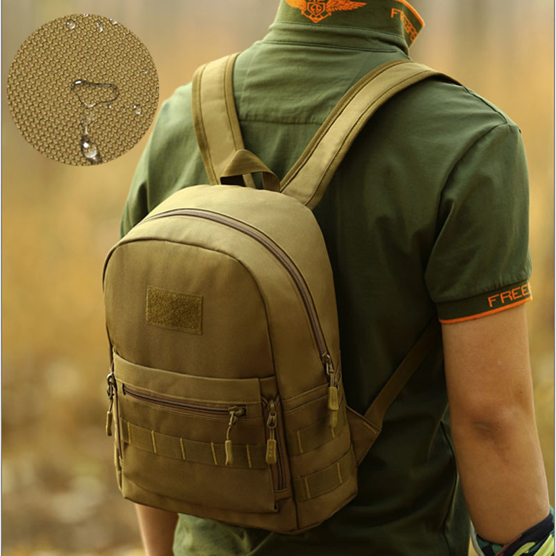 

Waterproof 10L Tactical Backpack,Men Outdoor Army Molle Backpack,Hiking Travel Camping Bag,Wear Resistant Bag, Random color