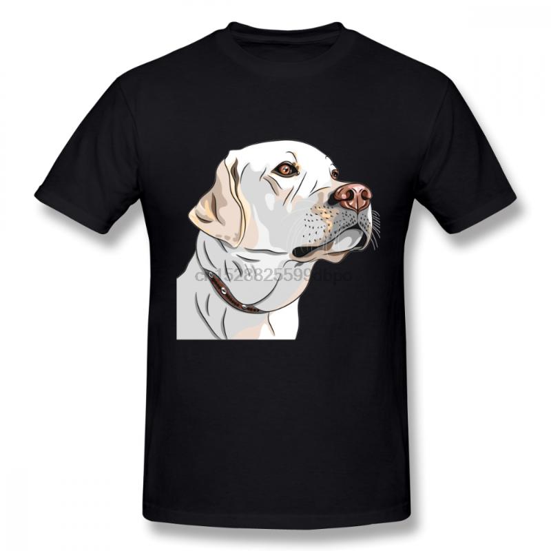 

For Man Labrador Retriever Dog T Shirt Summer Camiseta Pure Cotton BONADIAO T-shirt Casual New Arrival, Men-darkpurple
