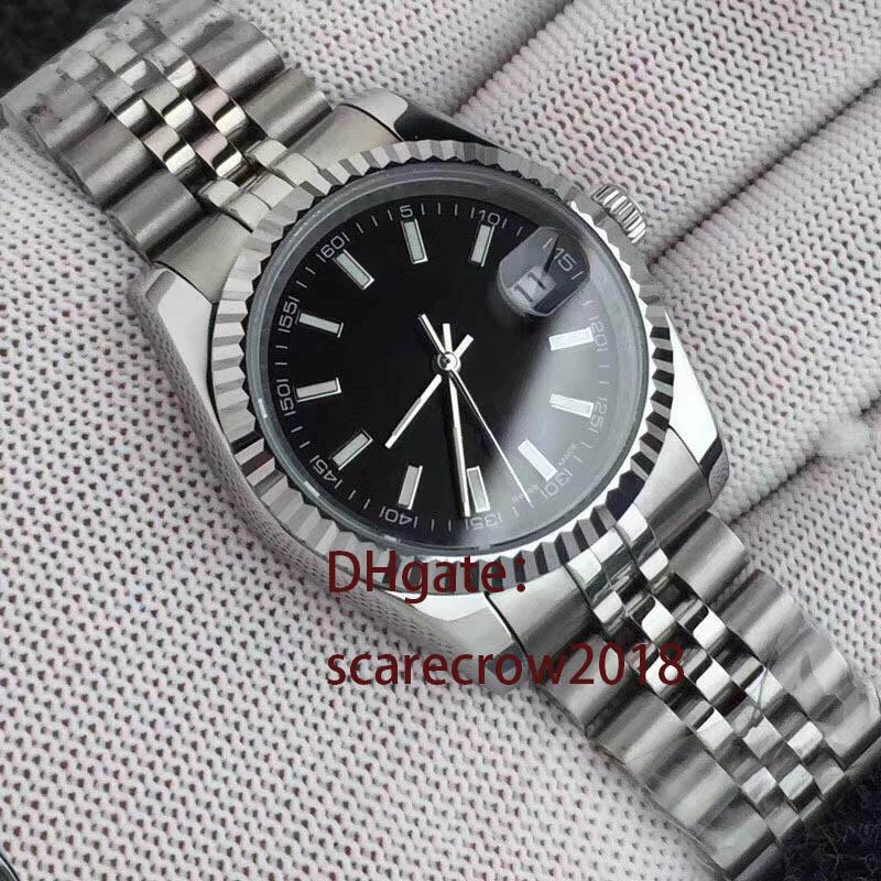

High quality men's watch 3A quality 2813 automatic mechanical watch stainless steel waterproof 30m luminous Sports Business Watch, Slivery;brown