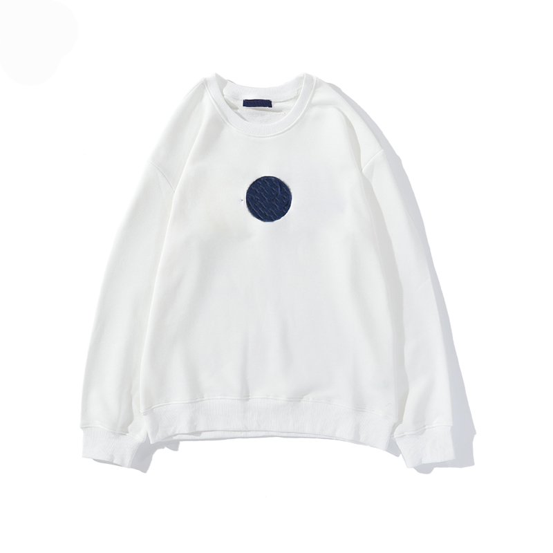 

mens hoodie Sweatshirts for Mens Women Embroidery Print paris Hoodies Pullover Winter pairs fashion couple Sweatshirt, White