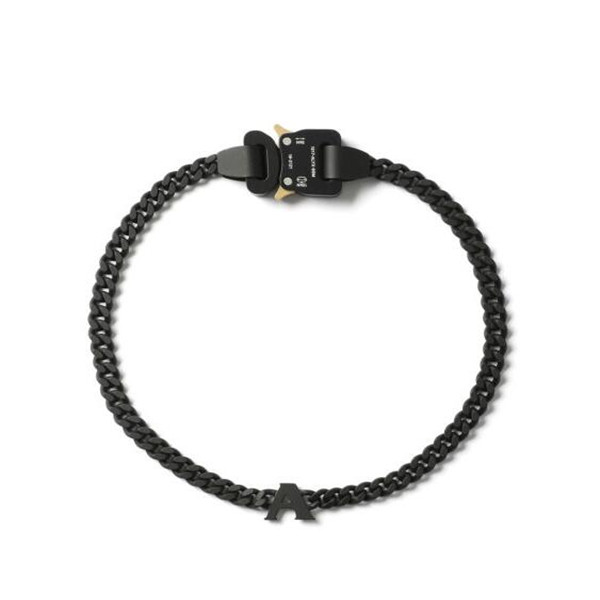 

2020 1017 ALYX STUDIO LOGO black Chain necklace Bracelet belts Men Women Hip Hop Outdoor Street Accessories Festival Gift free ship