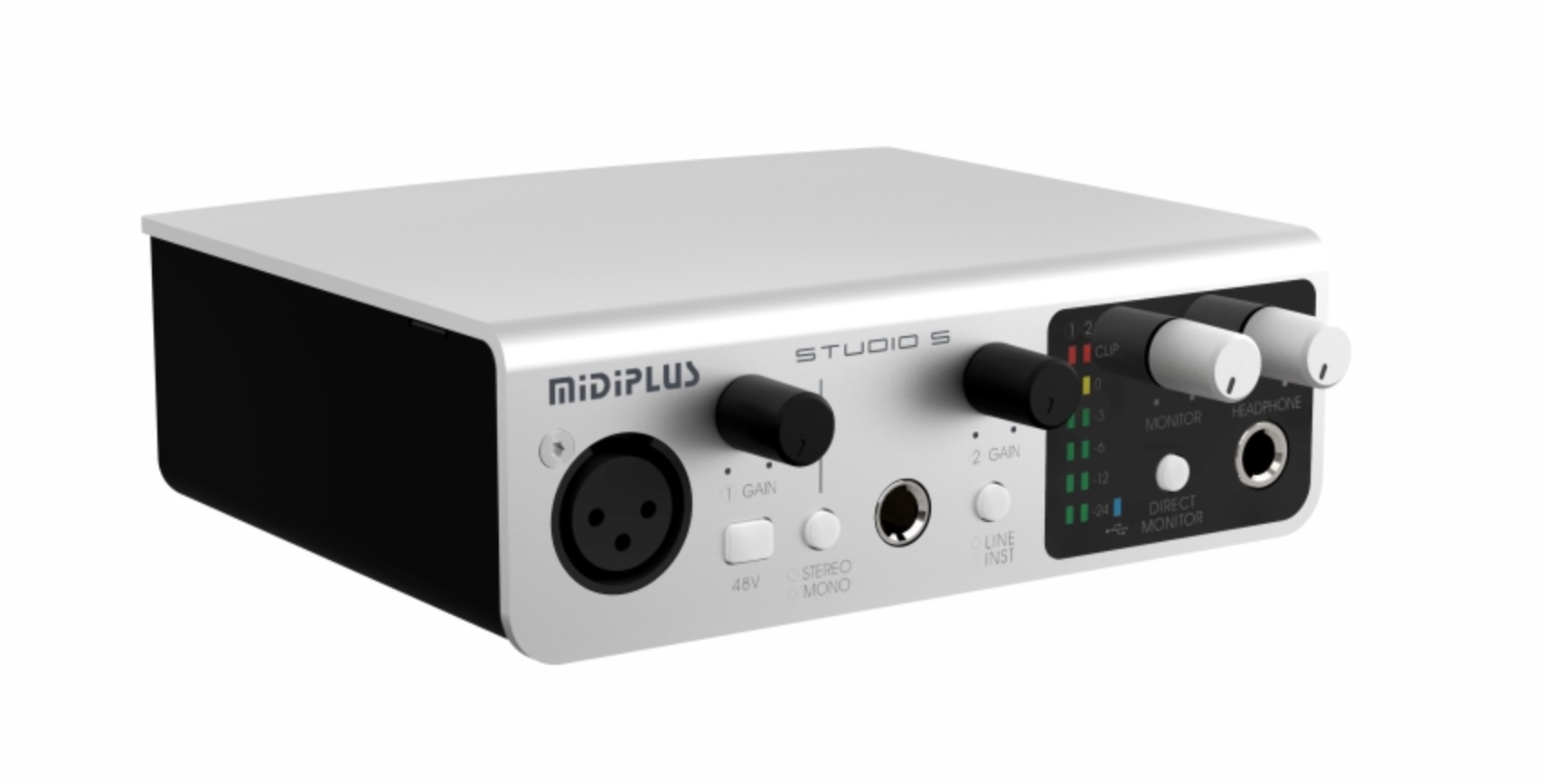 Midiplus Studio S 2*2 USB audio interface high quality professional sound card-image-558262110