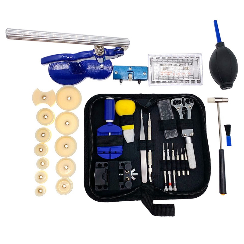 

407Pcs/Set Watch Tools Watch Case Opener Remover Repair Tools Kit Watchmaker
