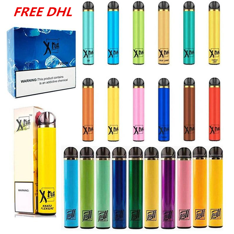 

2020 New Puff Xtra & XTRA Disposable Vape Pen 1500puffs Pre-filled 5.0ml Cartridge Carts pods Kits Vaporizer eCigs Bars Plus System Vapor