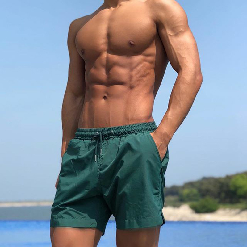 

Aitonoble New 2020 Men Fitness Shorts Gym Summer Running Shorts Men Beach Training Quick Dry Basketball, Black
