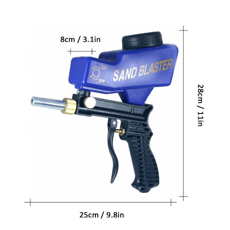 

Rust protection spray gun machine sandblast saves unnecessary surface materials adjustable sandblast flow replaceable nozzle
