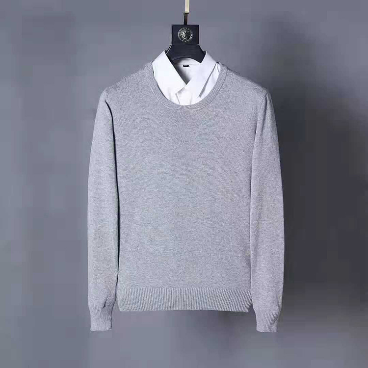 

men small O-neck cotton horse sweater autumn winter jersey Jumper hombre pull homme hiver pullover men Knitted sweaters, Black