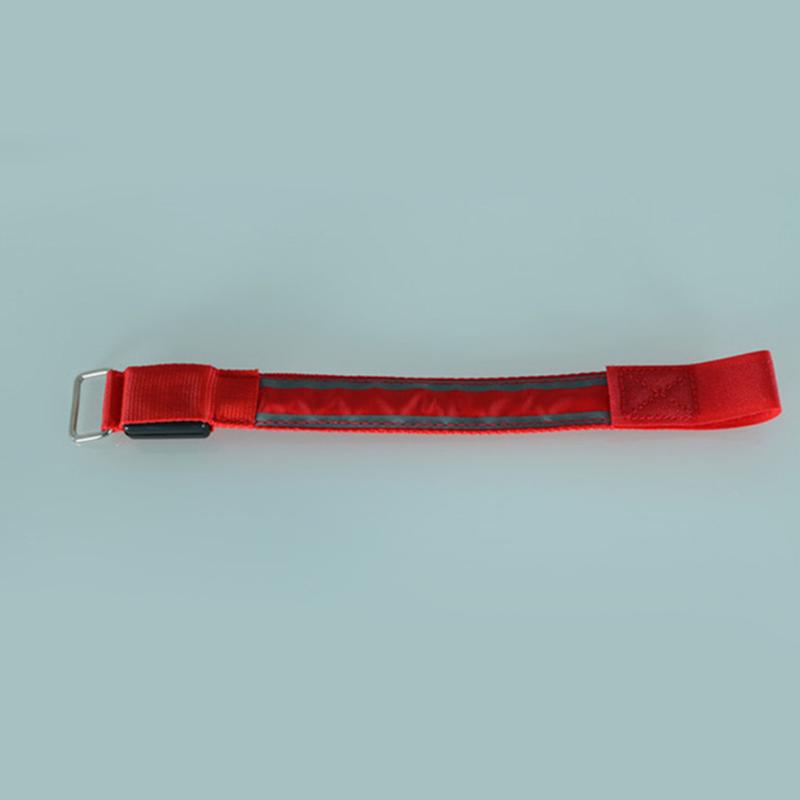 

LED Reflective Light Arm Armband Strap Safety Belt For Night Running Fluorescent Cycling Hand Strap Wristband Wrist Bracelet, Red