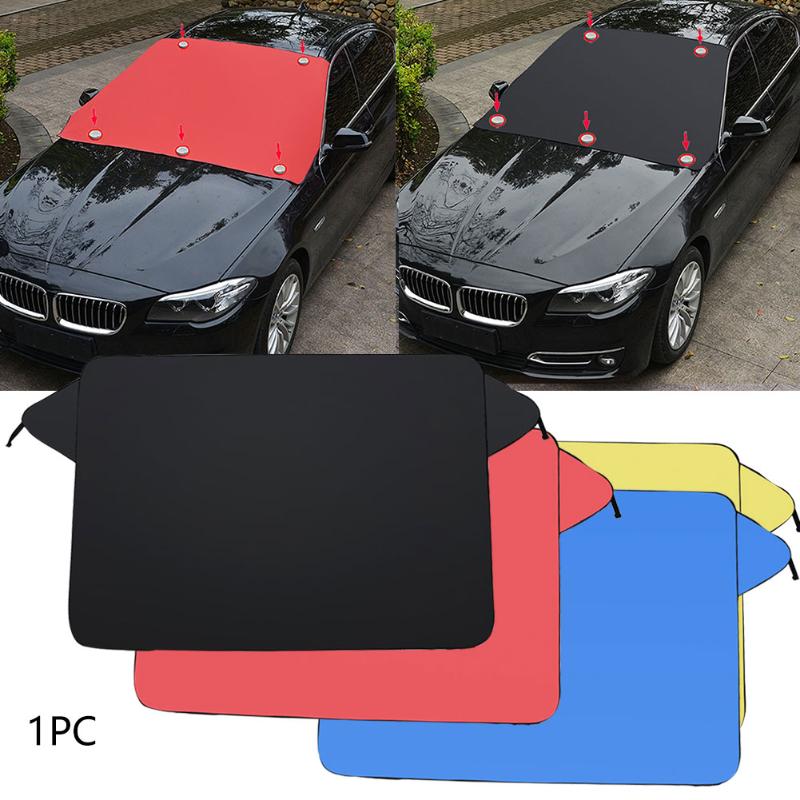 

206x116cm Windshield Sunshade Car Front Magnetic Cover Snow Windshield Sun Shade UV Protection for Auto External Accessories