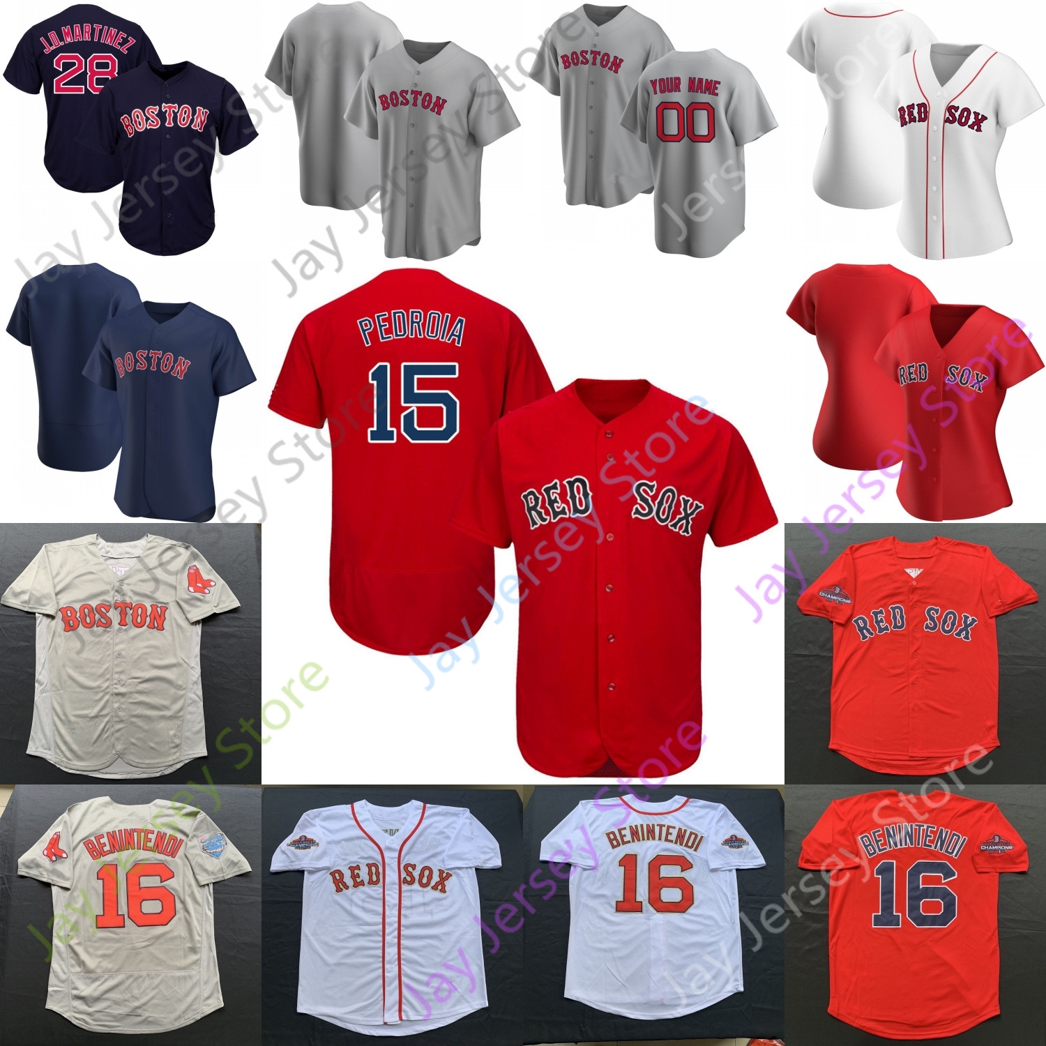 

Boston Jersey 18 Mitch Moreland 3 Jose Peraza Marcus Wilson 10 Ron Roenicke 17 Nathan Eovaldi, 2020 player's versions navy