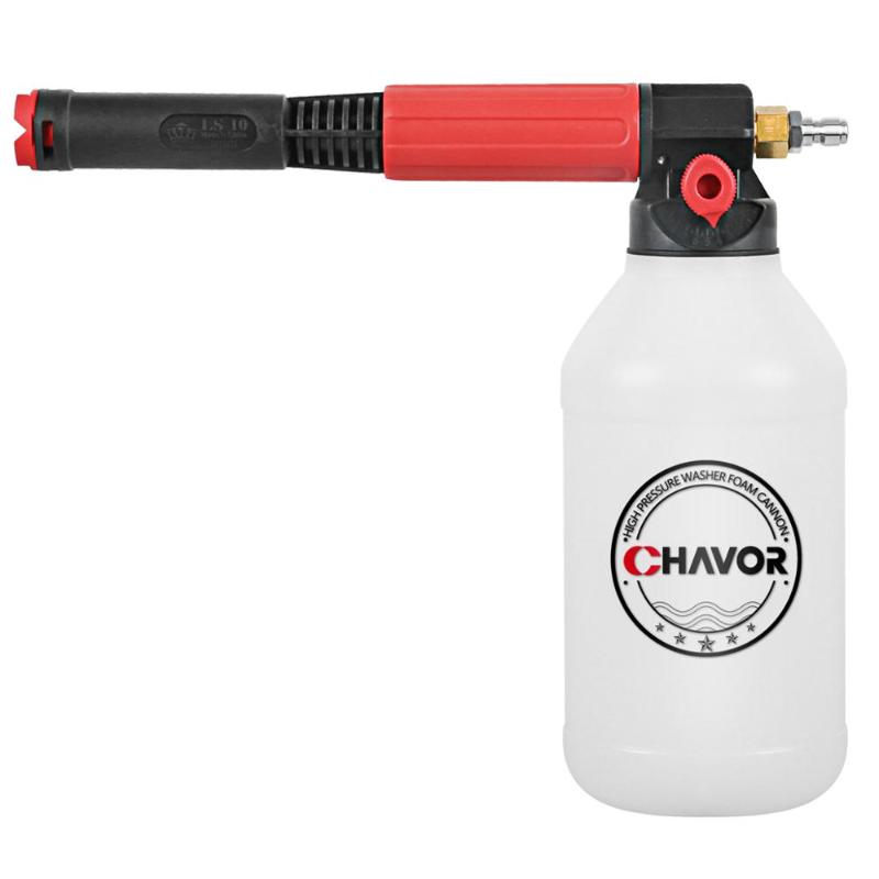 

Chavor Foam Nozzle High pressure washer Foam Cannon 5650 PSI Car Wash Kit 1/4" Quick Release For karcher M22 car cleaning