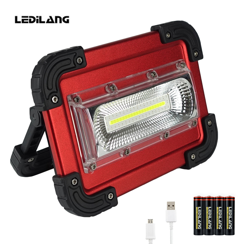

Portable Floodlight Lantern USB Rechargeable COB LED 4-Mode Lawn Lamp Outdoor Led Work Light power bank Camping Light