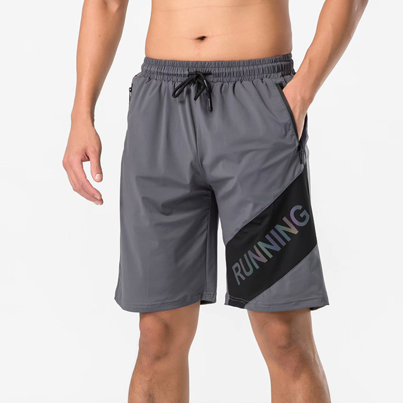 

Men Sport Shorts Run jogging Trousers Bodybuilding Sweatpants Training Fitness ShortS Men Gym Soccer Basketball short Pants, Black