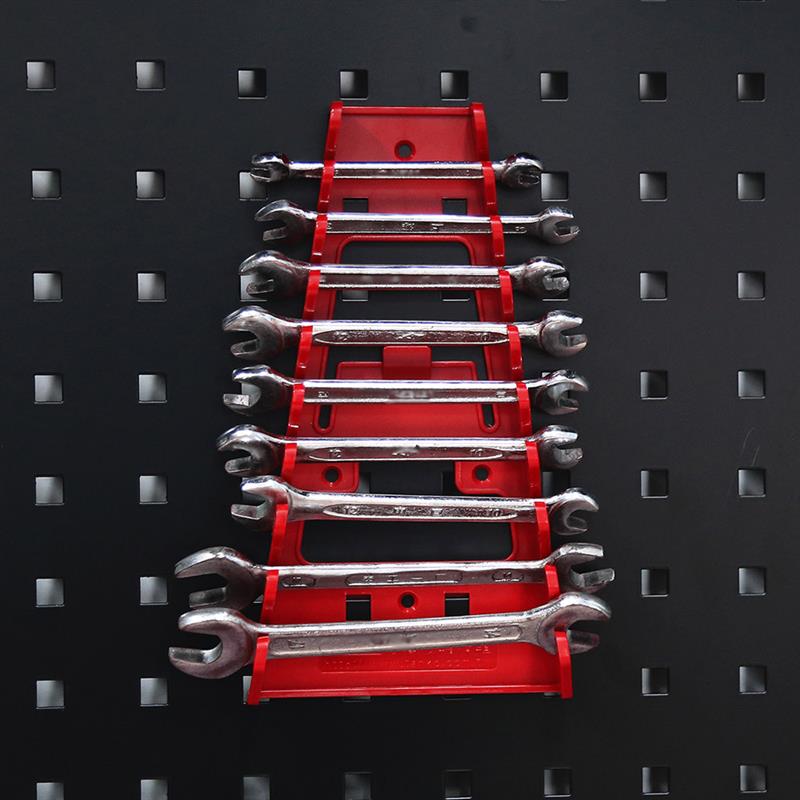 

Onever 9 Slots Wrench Holder Durable Wrenches Keeper Wrench Rack Organizer Holder Storage Tool