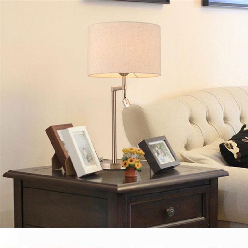 

Nordic modern minimalist desk lamp fashion creative living room study bedroom reading desk iron American table lamp LR003