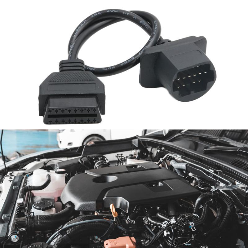 

17 Pin To 16 Pin Cable OBDII 16 Pins Female Connector for 17 Pins Male Connector Car Conversion Line