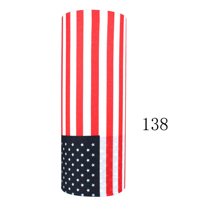 

5PCS Ice Silk Outdoor Riding Magic Headband Seamless Scarf Sweat-Absorbent Dust-Proof Quick-Drying Multifunctional Headband, Style 1