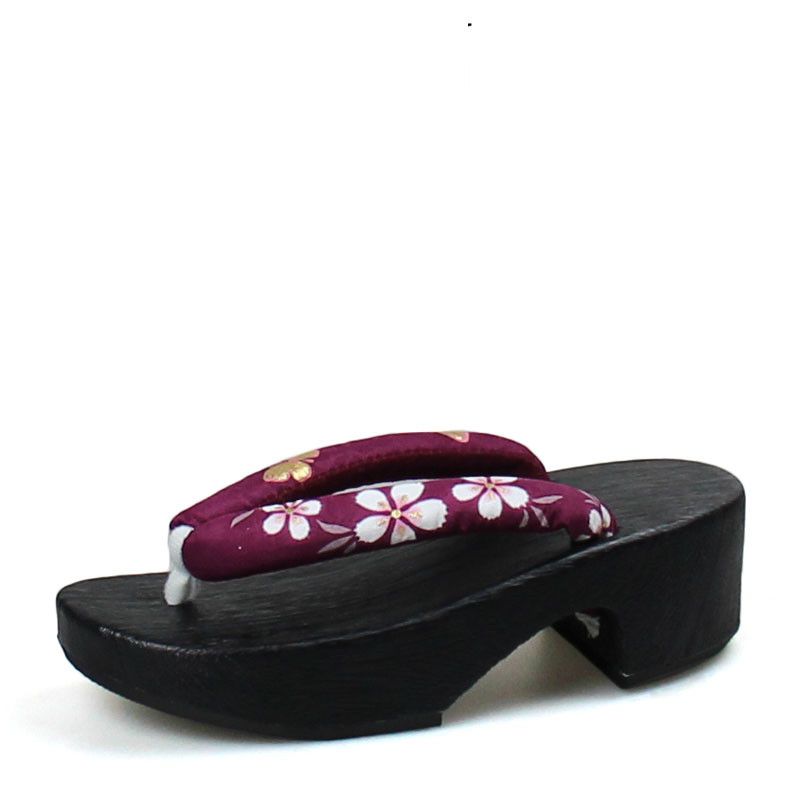 

Halloween Shoes for Women Japanese Traditional Cosplay Slippers Wooden Geta Flip Flops Kimono Oriental Sandals Sauna Wear