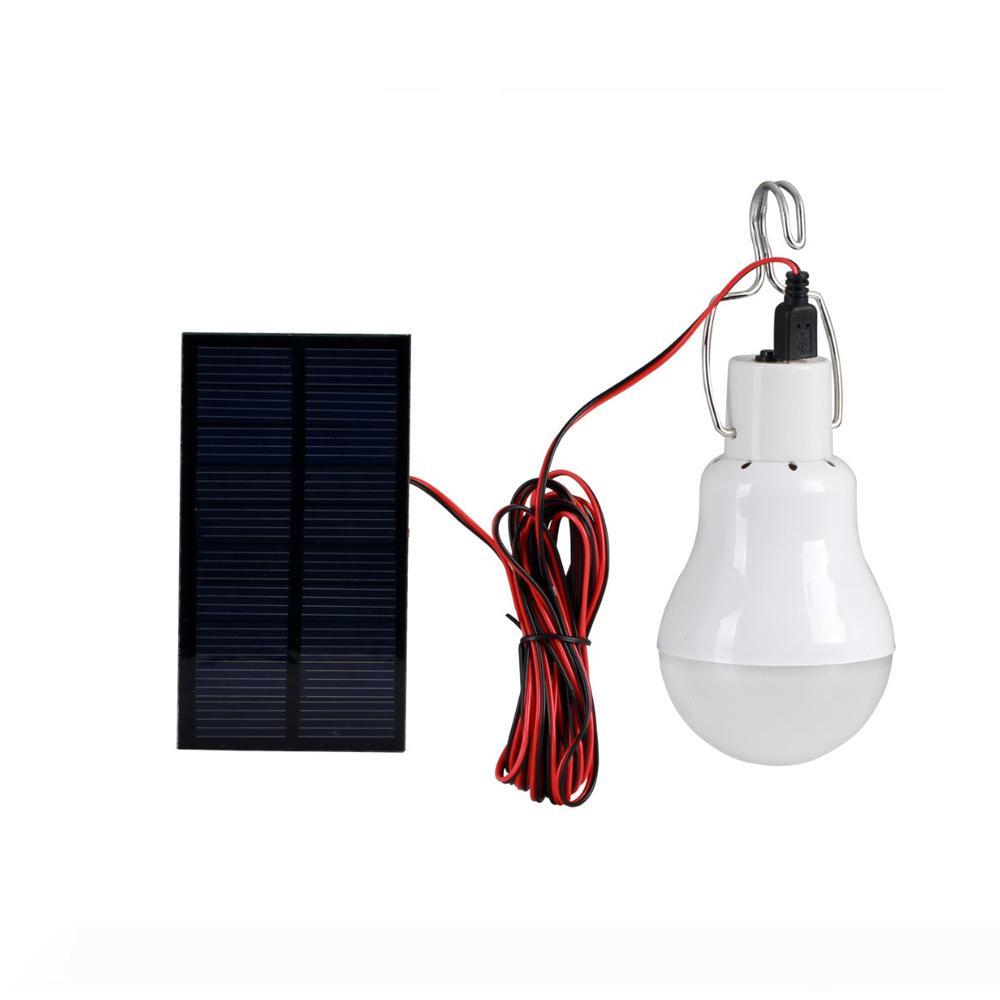 

Free Ship to Puerto Rico Solar Powered LED Bulb Lamp 5V 150LM Portable Solar Energy Lamp Energy Solar Camping Light