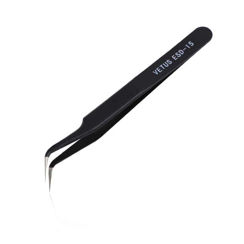 

2pcs Tweezers Makeup Eyelash False Eyelashes Extension Eye Lash Styling Tools Curved Straight tweezers