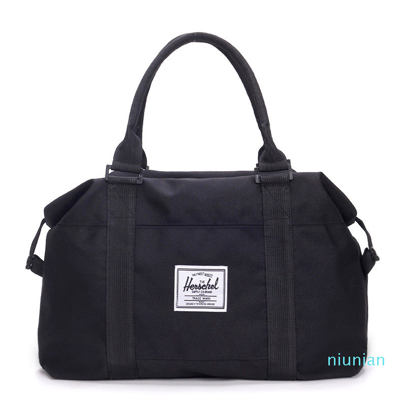 Wholesale- Travel Bag Large Capacity Men Hand Luggage Travel Duffle Bags Nylon Weekend Bags Women Multifunctional-image-561815273