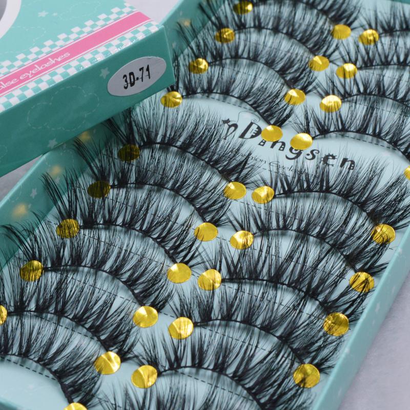 

3D Eyelashes Hand made Reusable Natural Long Eyelashes 3D Mink Lashes Soft Dramatic Eye lashes For Makeup Cilios Mink Maquiagem