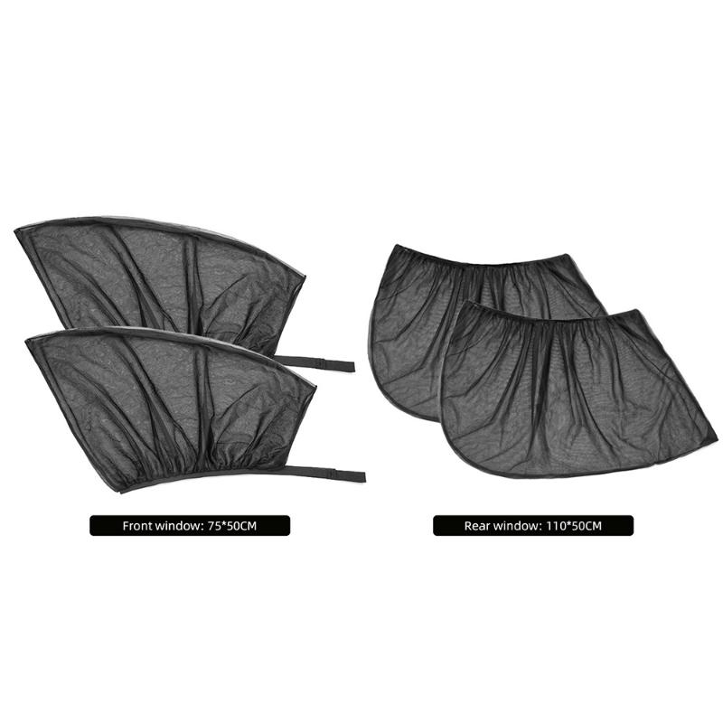 

Vehicle Windshield Sunshade Window Curtain sunshademesh Shades Window Mesh 2pcs UV Protection Car Sun Visor Durable Portable