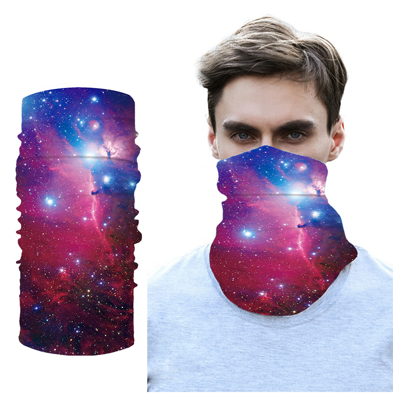 

High Quality Dream starry sky Magic Scarf Polyester Microfiber Bandana Sports Cycling Riding Bandanas Headband, B101