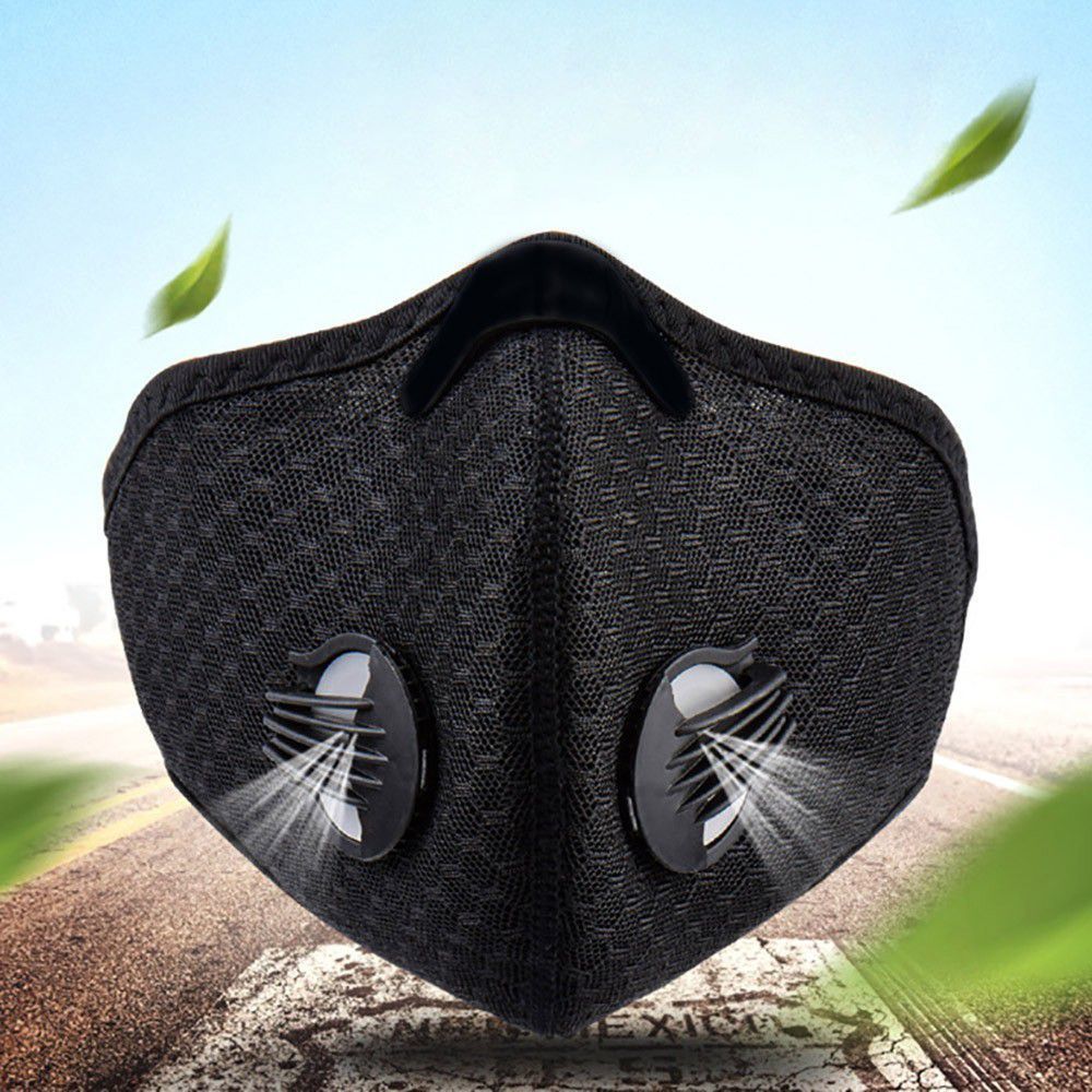 

Black Unisex Anti Dust Motorcycle Bicycle Cycling Bike Ski Half Face Mask Filter