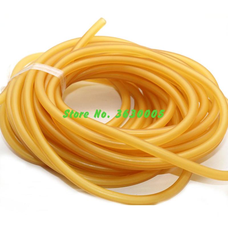 

10 Meters 3070 Natural And Black Color Natural Rubber Band Latex Tube Pull Rope The Latex Tubes Tourniquet Rope Elastic