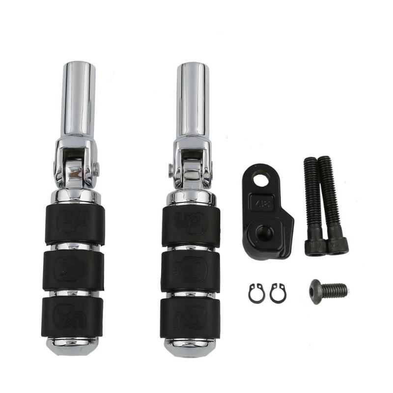 

Motorcycle Foot Pegs Footrests For Softail Slim FLS FLSS FLSTSB