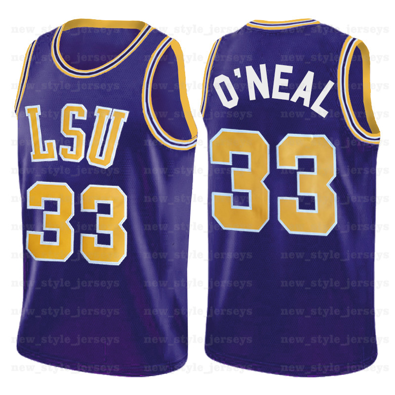 

NCAA LSU Tigers Jersey Shaquille NAVY O'Neal Sooners Hardaway Young 11 Trae Marquette Dwyane Golden Eagles Wade Basketball Jerseys z1