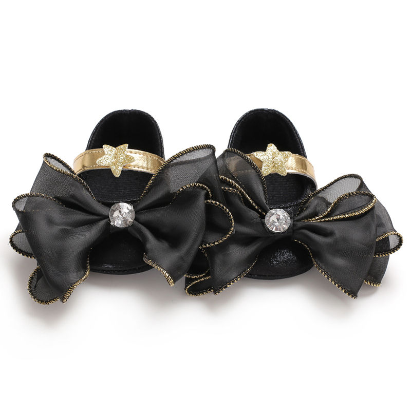 

Hot Adorable Newborn Baby Girls Princess Lace Bowknot Shoes Wedding Party Fcasual shoes, Model 1