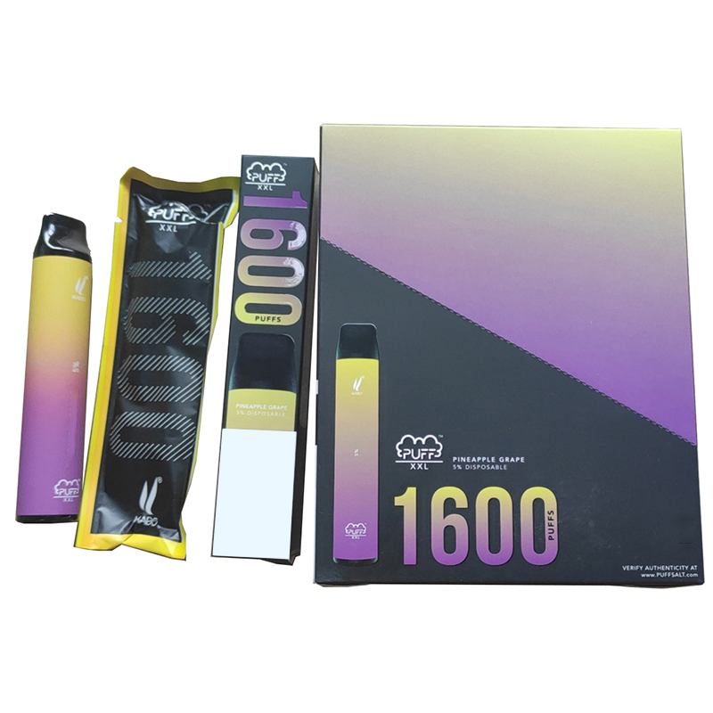 

Puff XXL Disposable Vape Stick Pod Device Kit 1600+ puffs Disposable Pre-Filled Puff Bar XXLs Disposables with Valid Scratch Code
