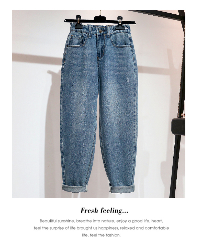 Compre Bordada Jeans Mujer De La Alta Cintura Más Tamaño Suelta De Cuerpo  Entero Mom Jeans Denim Azul Retro Harem Pantalones CX200721 A 53,16 € Del  Dang03 | Es.Dhgate.Com
