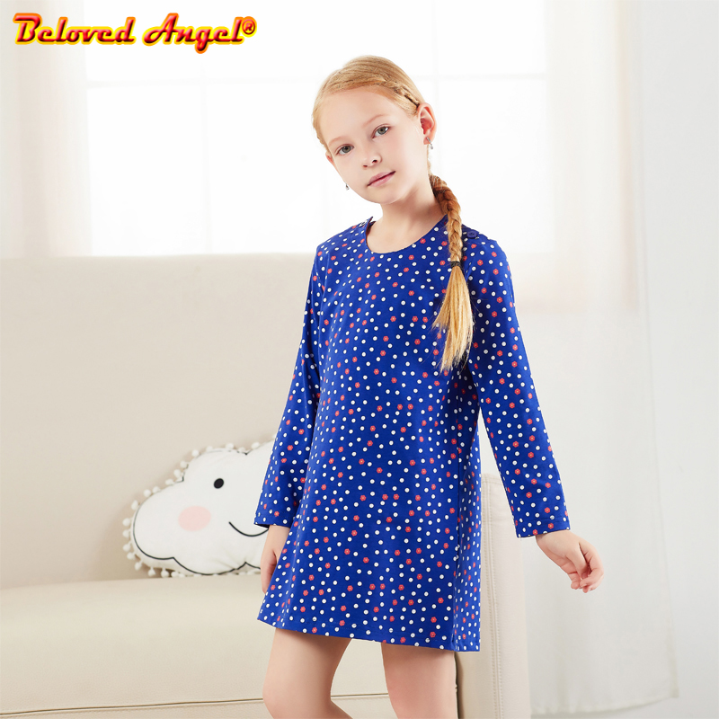 

Girl Dress Cotton Long Sleeve Dress Floral Bow Kids Dresses for Girls Fashion Girls Clothing Princess for Party Wedding, Yl008