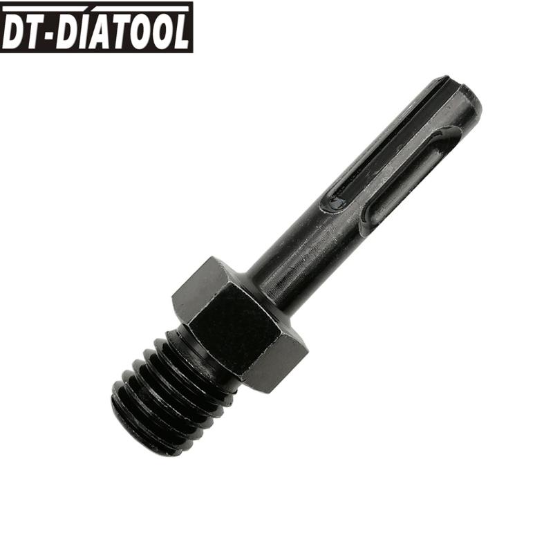 

DT-DIATOOL Adapter for Diamond core bits Connection Hole Saw Converter for M14 or 5/8-11 Thread to SDS plus