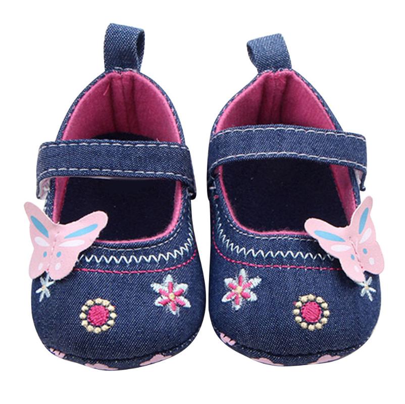 

First Walker Fashion Baby Shoes Butterfly Soft Sole Toddler Shoes Infant Breathable Princess Toddler Dropshipping#D, Purple