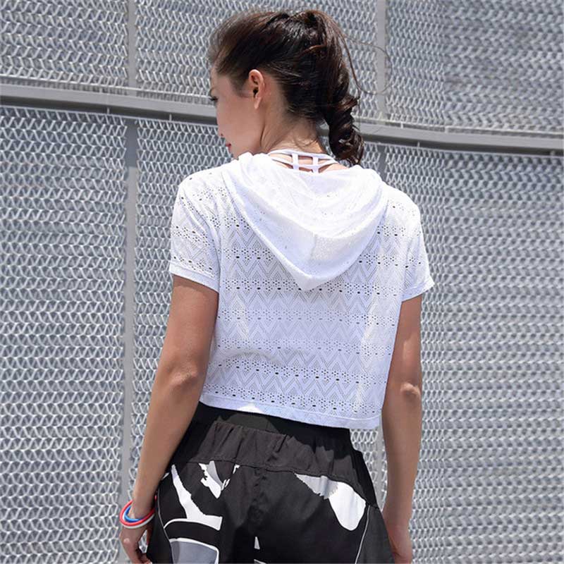 

Women Fitness Tops Workout Training Exercise Gym T Shirts Sport Sweatshirt T-shirt Yoga Hoodies Running Long Sleeve Tees DX188, Black