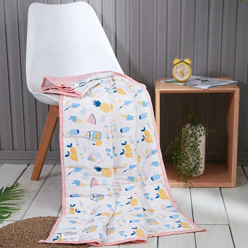 

High Quality Cotton Cartoon Star Pattern Blue Child 90*120 Weighted Blanket Gravity Sleeping Blanket Decompression Quilt 1PCS
