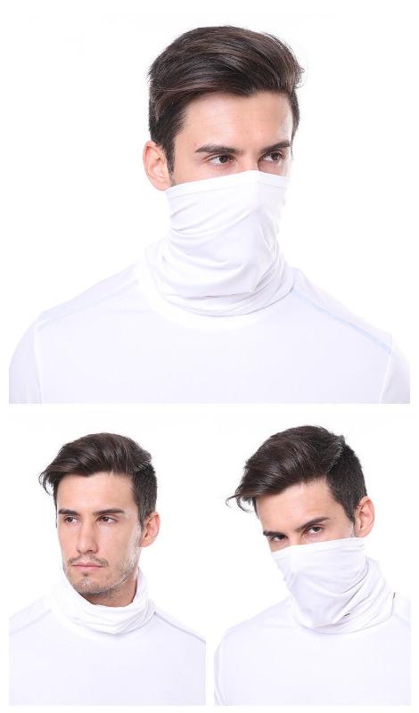 

Outdoor Sport Hiking Scarves white color Unisex Hiking Magic Scarf Seamless Bandana Riding Sweat Absorption Elasticity Sunscreen
