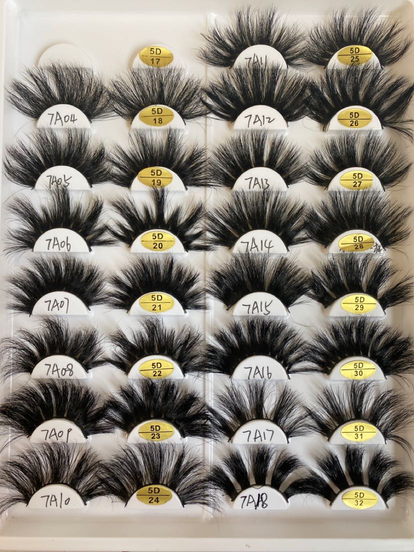 

25 mm 5D Mink Eyelashes Dramatic Long Mink Lashes Makeup Full Strip Lashes 25mm False Eyelashes 3D Mink Eyelashes Reusable 5 sets epacket
