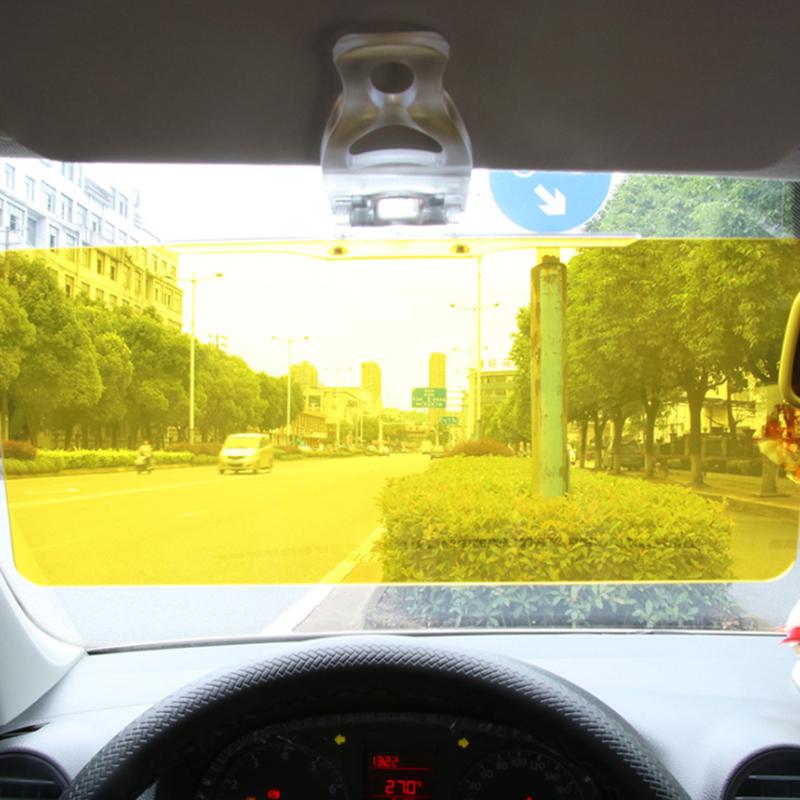 

Car Sun Visor Anti Sunlight Dazzling Glass Goggle Day Night Vision Interior Driving Mirror UV Fold Flip Down Clear View
